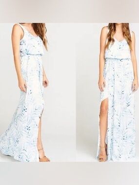 Show Me Your Mumu Kendall Maxi Dress ~ in Blue Me Away